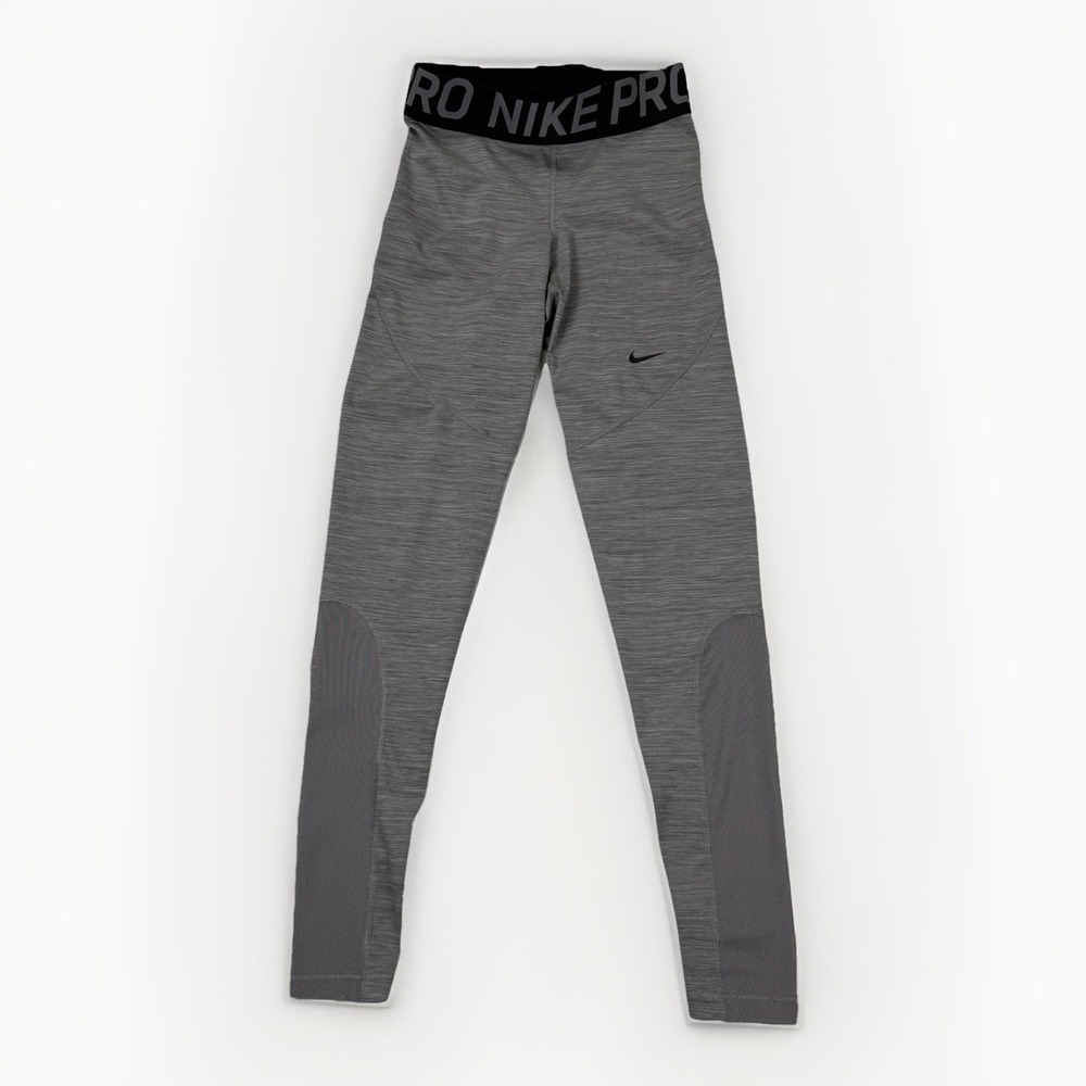 Nike Pro Dri-Fit Mens Compression Training Tights Gray/Black Size Small